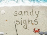 Sandy signs