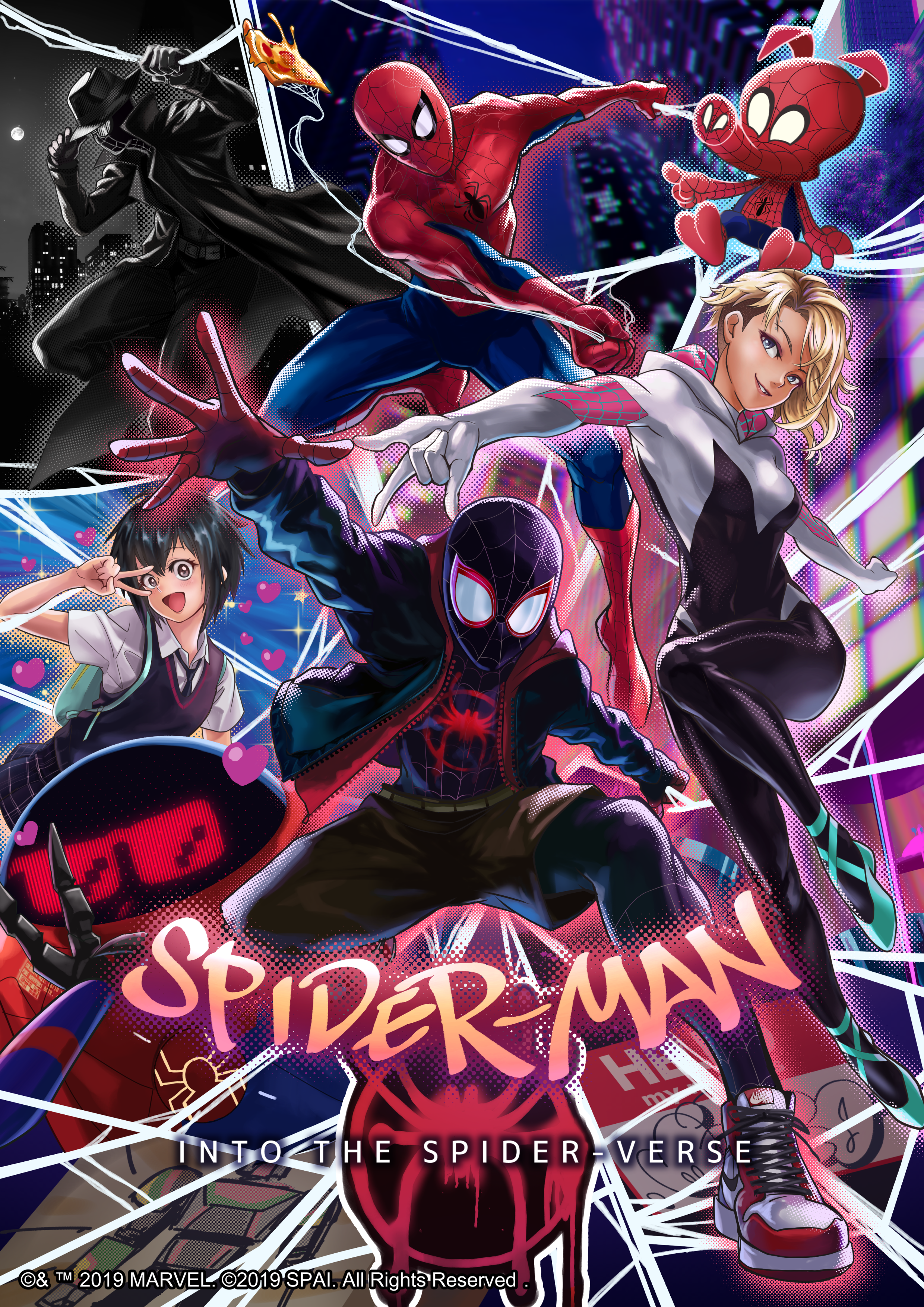 スパイダーマン：スパイダーバースキャラクターイラストコンテスト